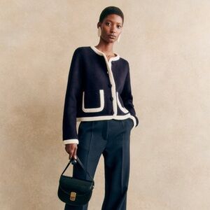 NEW Sezane Auguste Cardigan Jacket Size S